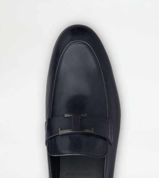 t mocasini atemporali din piele bărbați Tod's 080D655 albastru