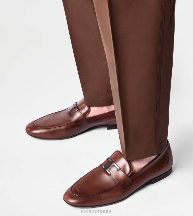 t mocasini atemporali din piele bărbați Tod's 080D664 maro
