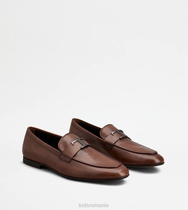 t mocasini atemporali din piele bărbați Tod's 080D664 maro