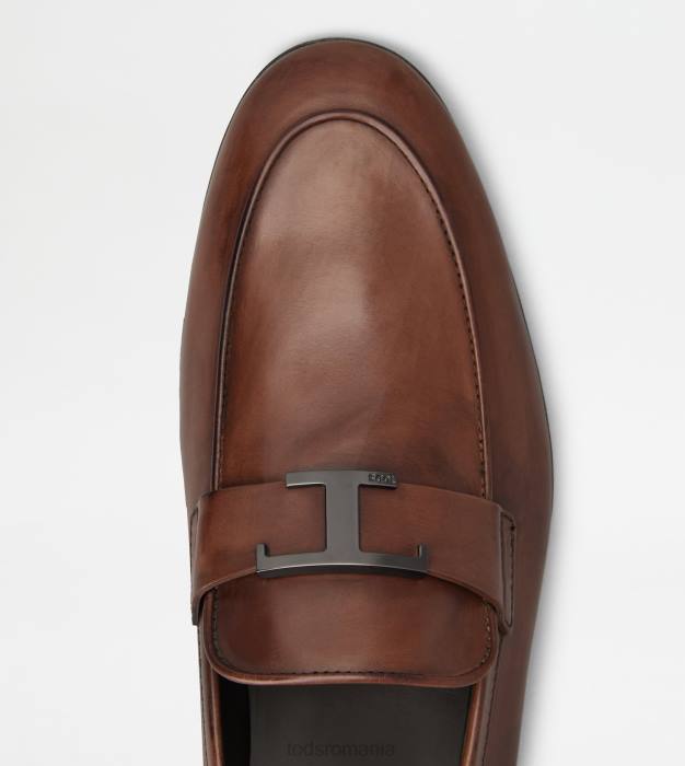 t mocasini atemporali din piele bărbați Tod's 080D664 maro