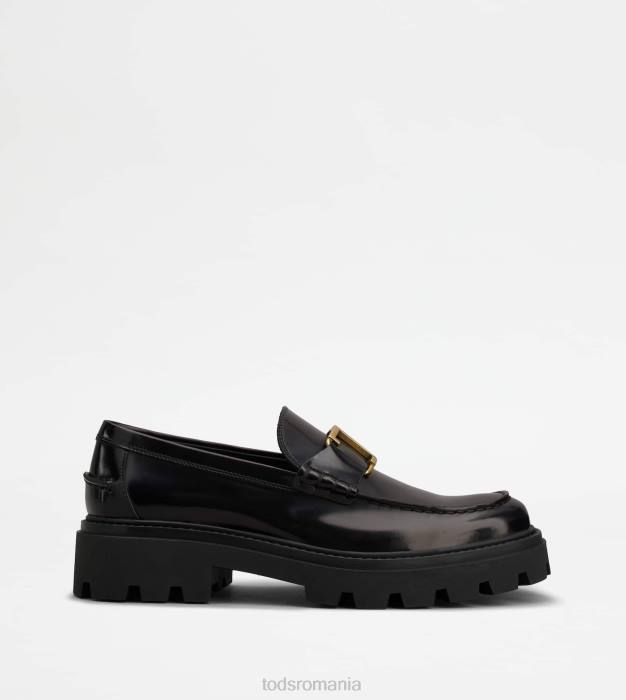 t mocasini atemporali din piele bărbați Tod's 080D670 negru