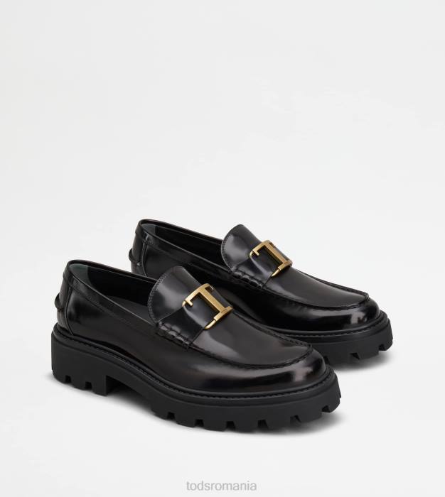 t mocasini atemporali din piele bărbați Tod's 080D670 negru