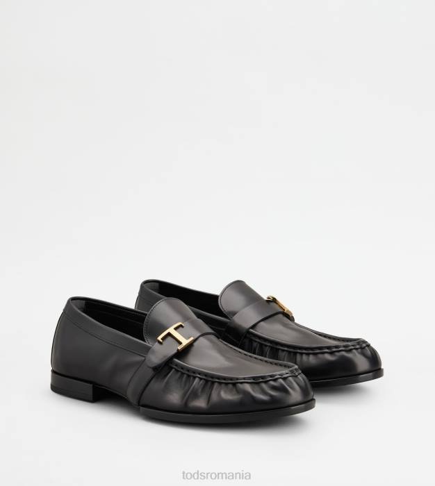 t mocasini atemporali din piele bărbați Tod's 080D676 negru