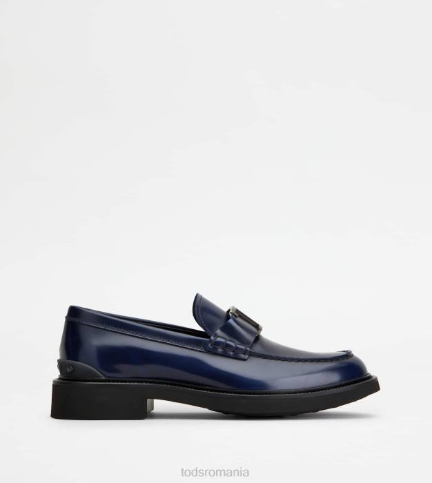 t mocasini atemporali din piele bărbați Tod's 080D701 albastru