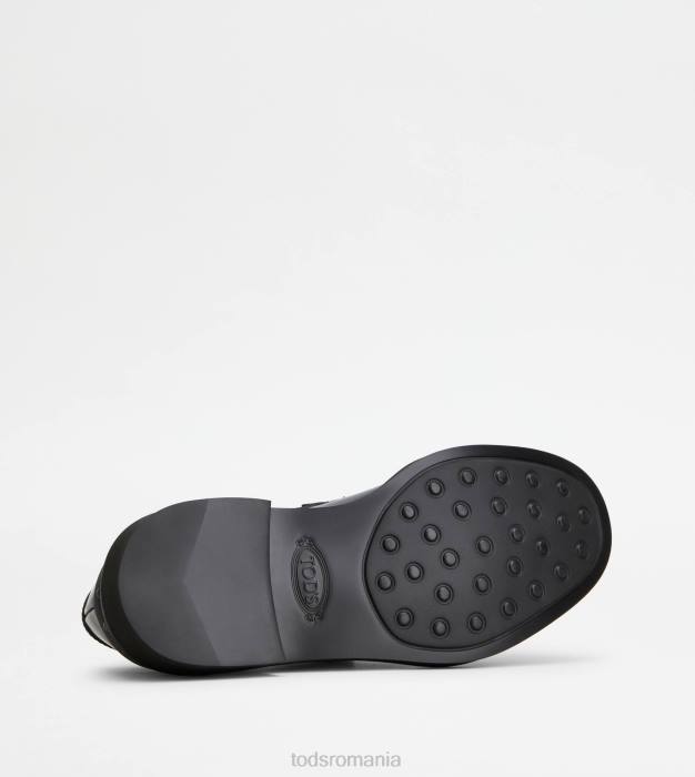 t mocasini atemporali din piele bărbați Tod's 080D701 albastru