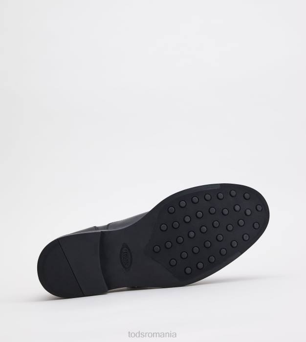 șireturi din piele bărbați Tod's 080D822 negru