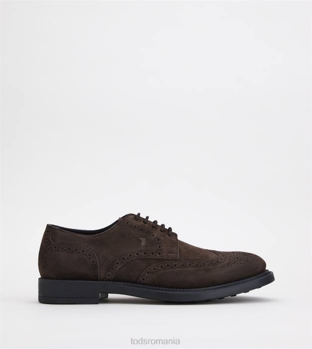 siret din piele intoarsa bărbați Tod's 080D819 maro