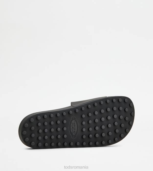 tobogan de cauciuc bărbați Tod's 080D921 negru