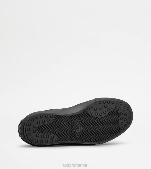 papuci din piele bărbați Tod's 080D845 negru