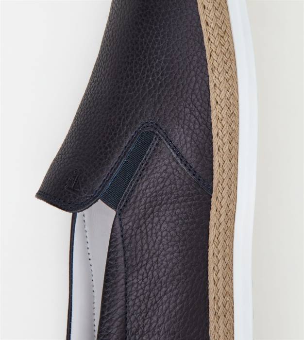 papuci din piele bărbați Tod's 080D913 albastru