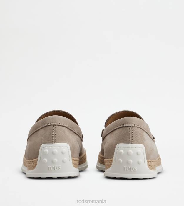 slip-on din nubuc bărbați Tod's 080D901 bej