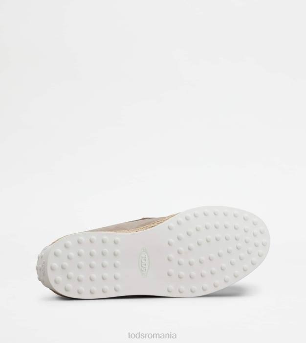 slip-on din nubuc bărbați Tod's 080D901 bej