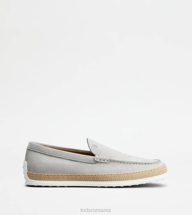 slip-on din nubuc bărbați Tod's 080D902 gri