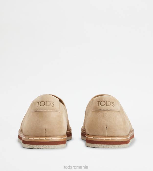 slip-ons din piele intoarsa bărbați Tod's 080D895 bej