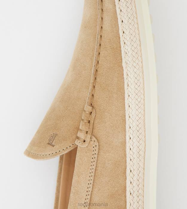 slip-ons din piele intoarsa bărbați Tod's 080D898 bej