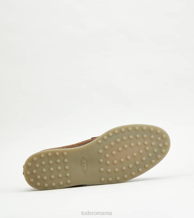 slip-ons din piele intoarsa bărbați Tod's 080D905 maro