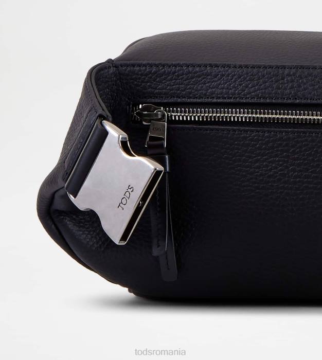 geanta de talie din piele mica bărbați Tod's 080D989 negru