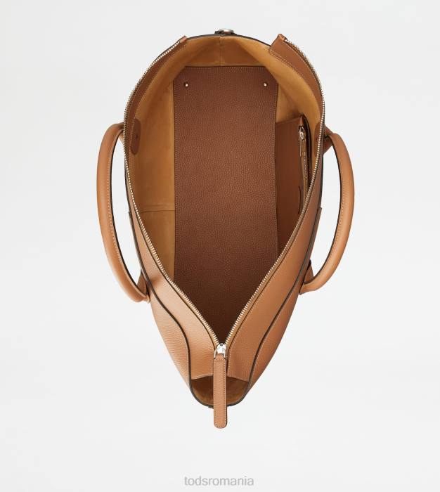di geanta din piele mare bărbați Tod's 080D990 maro