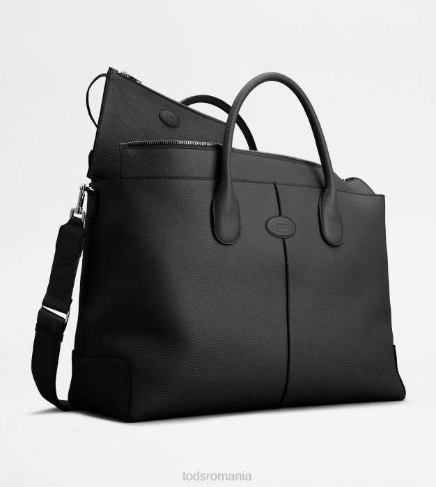 di geanta din piele mare bărbați Tod's 080D992 negru
