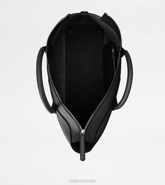 di geanta din piele mare bărbați Tod's 080D992 negru