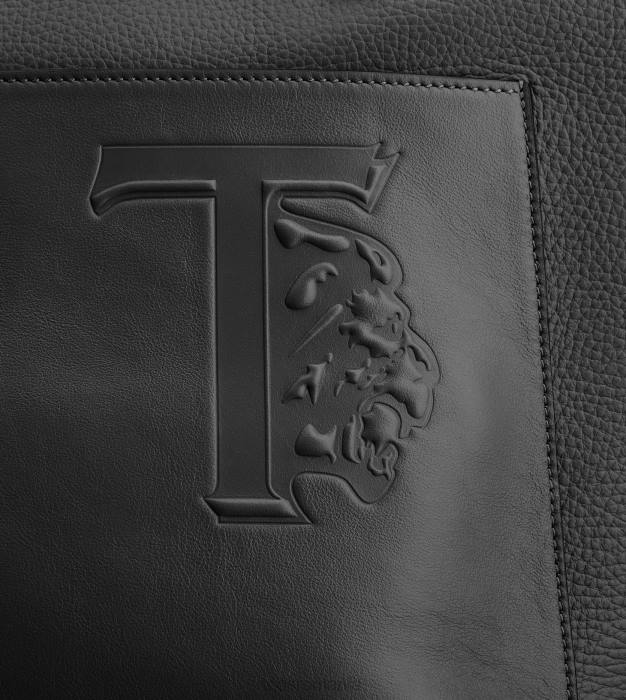 geanta de cumparaturi din piele medie bărbați Tod's 080D1006 negru