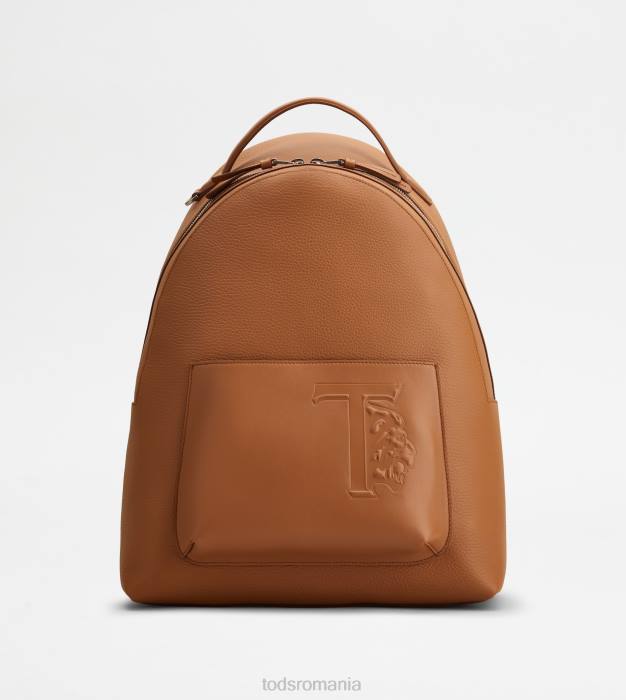rucsac din piele mediu bărbați Tod's 080D986 maro