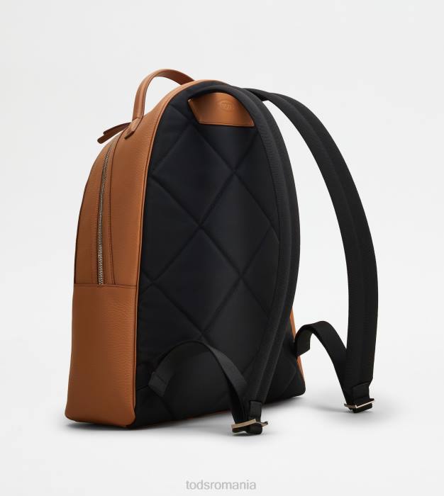 rucsac din piele mediu bărbați Tod's 080D986 maro