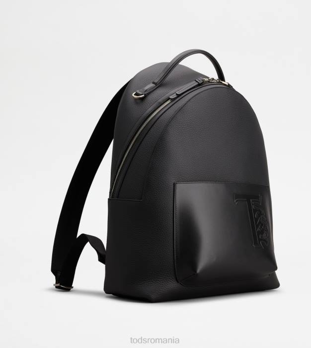rucsac din piele mediu bărbați Tod's 080D987 negru