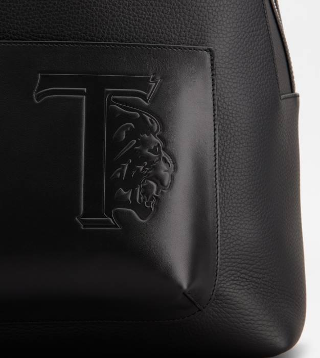 rucsac din piele mediu bărbați Tod's 080D987 negru