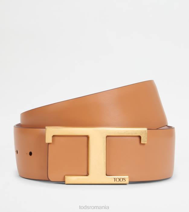 t curea atemporală din piele femei Tod's 080D236 maro/roz