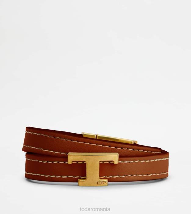 bratara din piele femei Tod's 080D501 maro