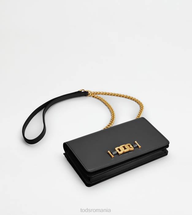 geanta de umar kate pentru telefon din piele femei Tod's 080D497 negru