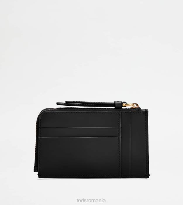 husă pentru chei Kate din piele femei Tod's 080D498 negru