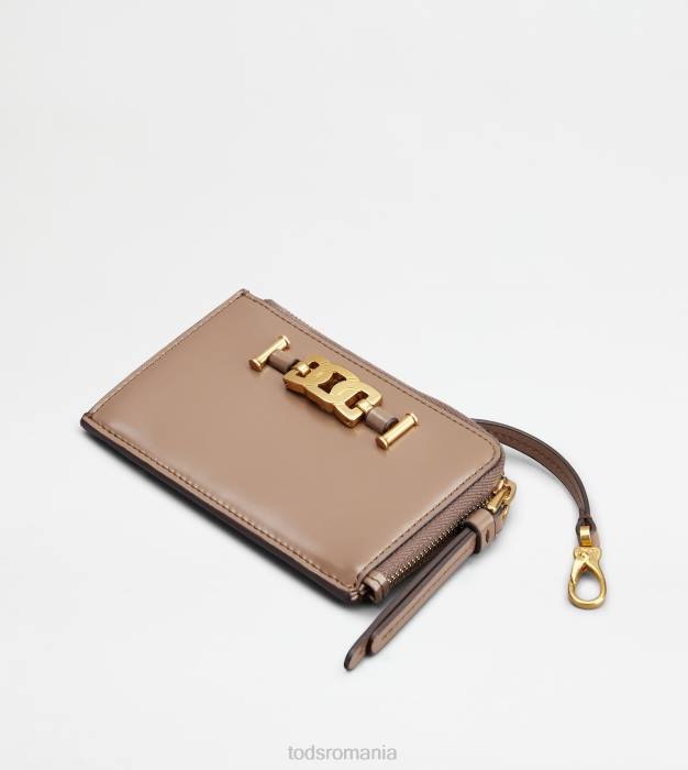 husă pentru chei Kate din piele femei Tod's 080D500 roz