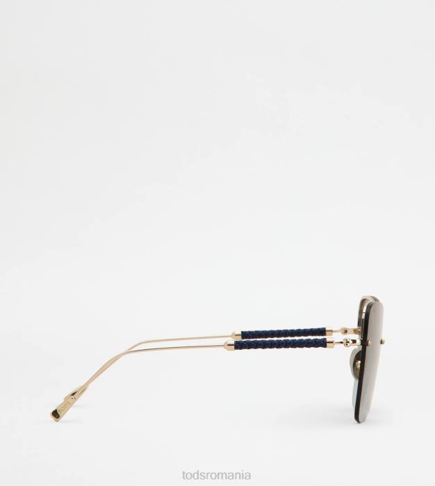 ochelari de soare fluture femei Tod's 080D540 aur