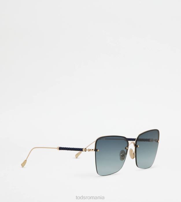 ochelari de soare fluture femei Tod's 080D540 aur