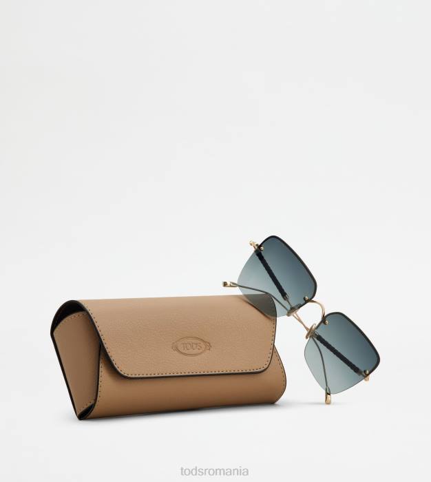 ochelari de soare fluture femei Tod's 080D540 aur