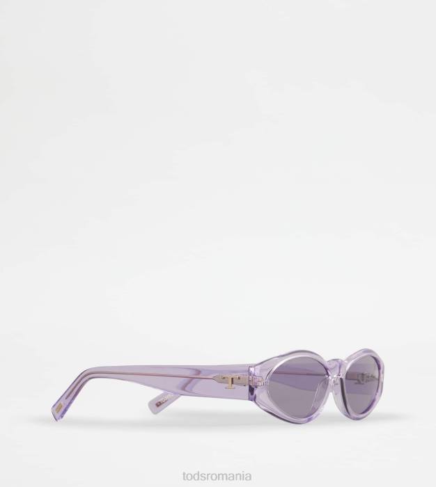 ochelari de soare ovali femei Tod's 080D528 violet