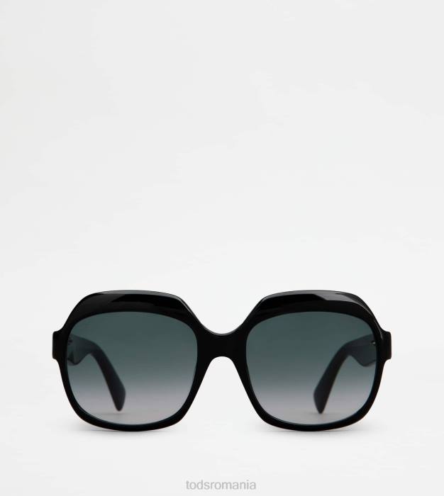 ochelari de soare supradimensionati femei Tod's 080D538 negru