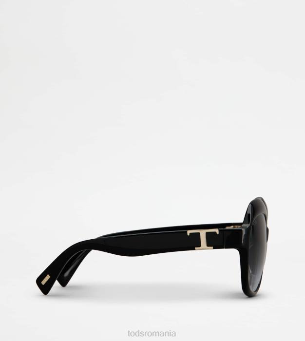 ochelari de soare supradimensionati femei Tod's 080D538 negru