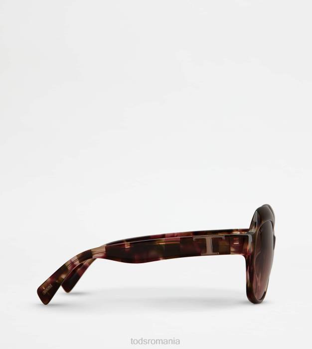 ochelari de soare supradimensionati femei Tod's 080D539 maro