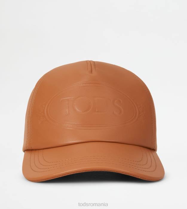 șapcă din piele femei Tod's 080D546 maro