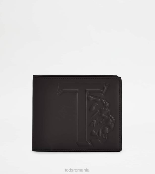 portofel din piele femei Tod's 080D489 negru