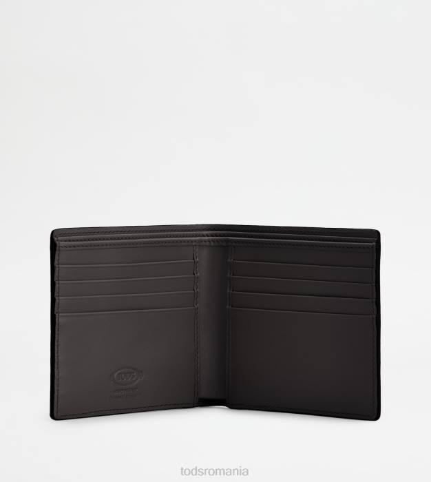 portofel din piele femei Tod's 080D489 negru
