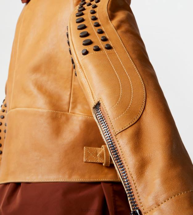 biker din piele femei Tod's 080D609 maro