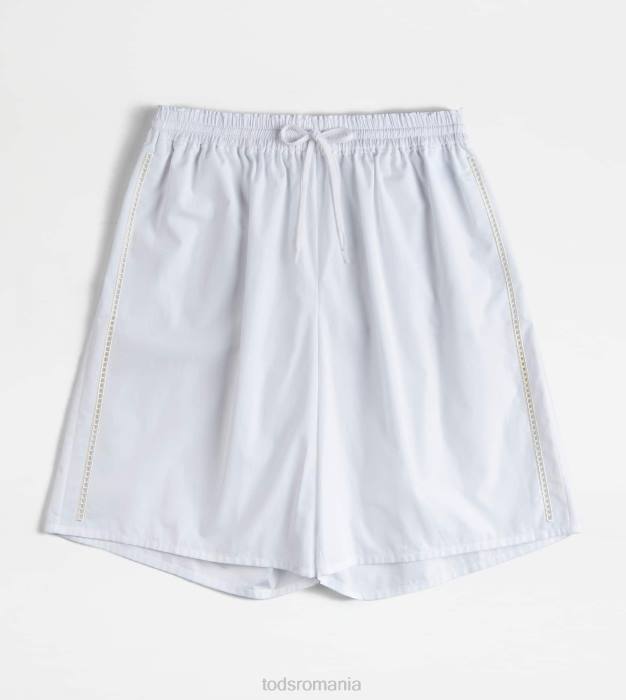 bermude din poplin femei Tod's 080D617 alb