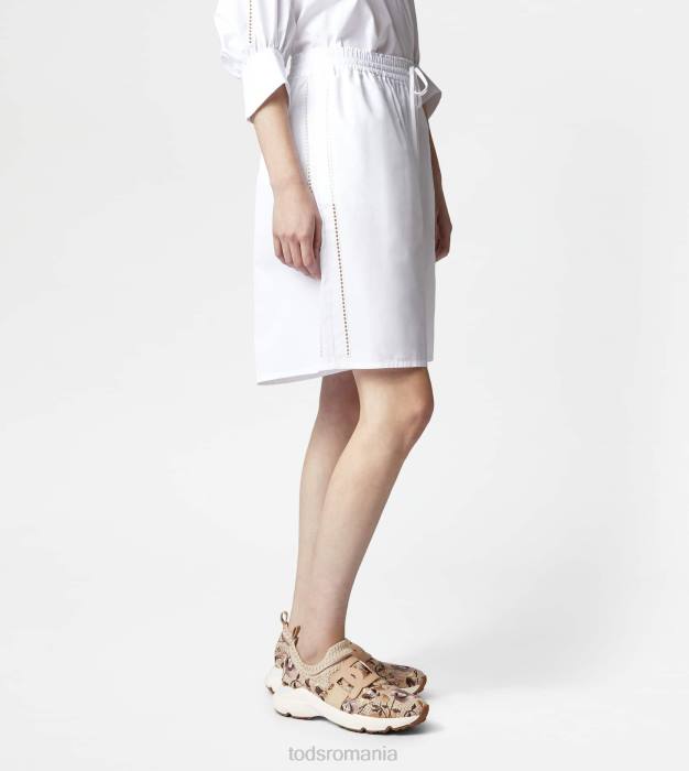 bermude din poplin femei Tod's 080D617 alb