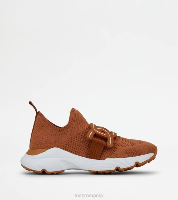 adidași din țesătură high-tech femei Tod's 080D124 maro