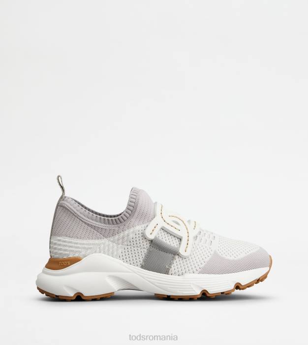adidași din țesătură high-tech femei Tod's 080D125 gri/maro