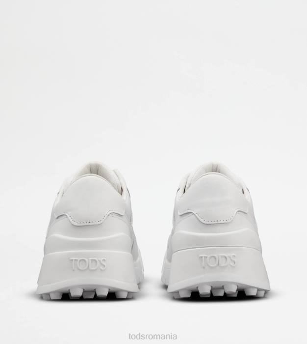 adidași din piele femei Tod's 080D146 alb